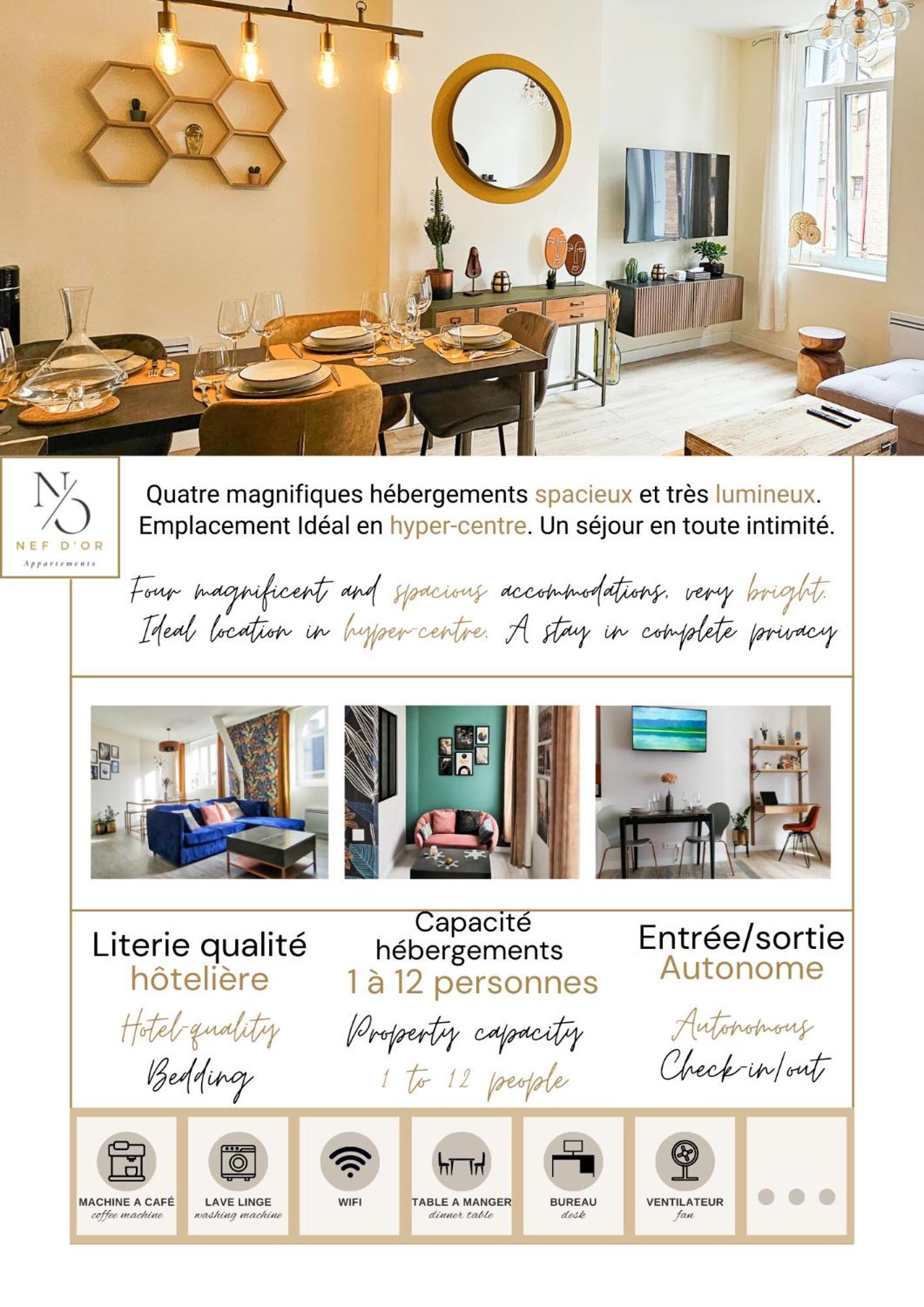 Les Appartements De La Nef D'Or แซ็ง-ก็องแต็ง ภายนอก รูปภาพ